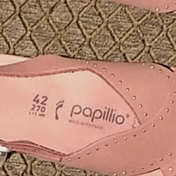 New Birkenstock Papillio Samira Rivets, in earth red leather,  EU42, US 11 - Picture 8 of 11